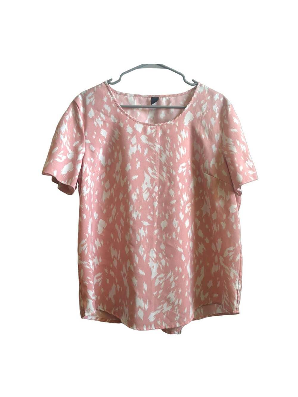 SHEIN Easowa Women's Full Printed Batwing Sleeve Blouse
